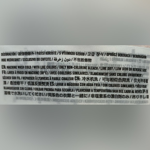 Abercrombie & Fitch White Lace Tank Top w light Pink detailing Sz S Cami Top - Picture 9 of 10